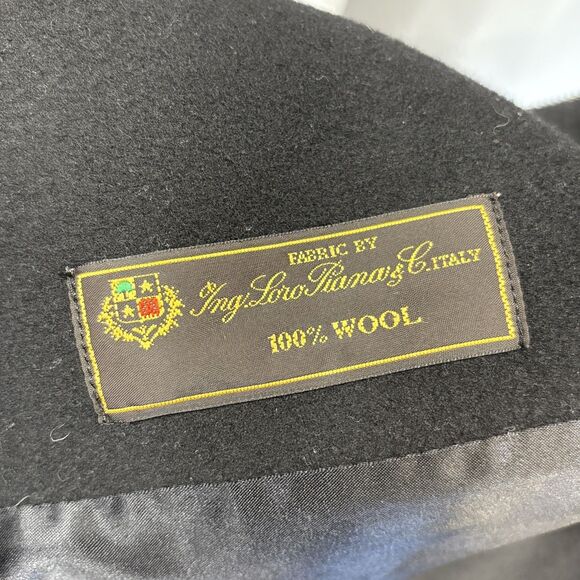 Fleurette Loro Piana Italian Wool USA Mid Length Coat 16 asymmetrical Zip Lined - Picture 11 of 16